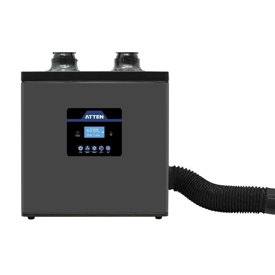 Дымоуловитель ST-1202D Professional Digital Dual Nozzle Solder Fume Extractor AT — фото лота 1
