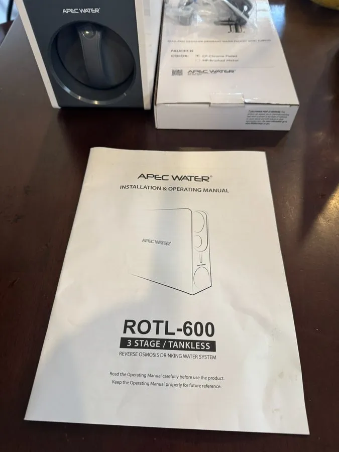 Насос APEC ROTL-600 Tankless Reverse Osmosis RO Water System — фото лота 1