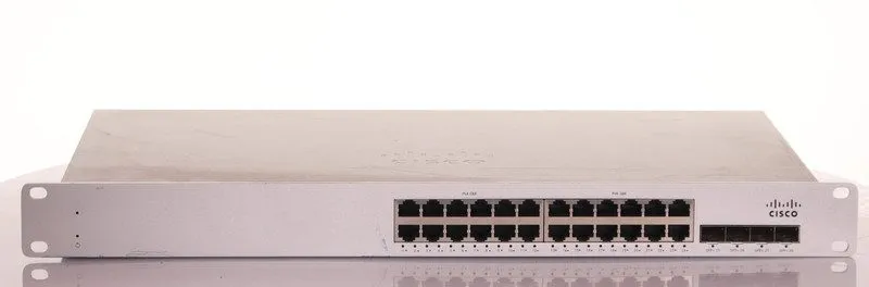 Коммутатор Cisco Meraki MS225-24P-HW 24-Port PoE+ Gigabit Switch 4x 10G SFP+ UNC