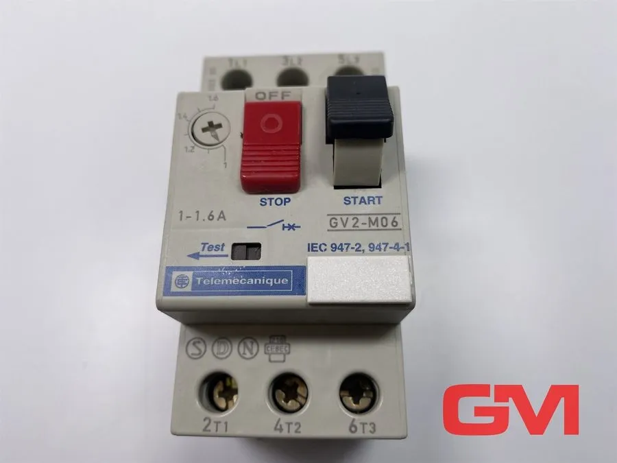 Автоматический выключатель Telemecanique Motor Circuit Breaker GV2-M06 1-1.6A GV