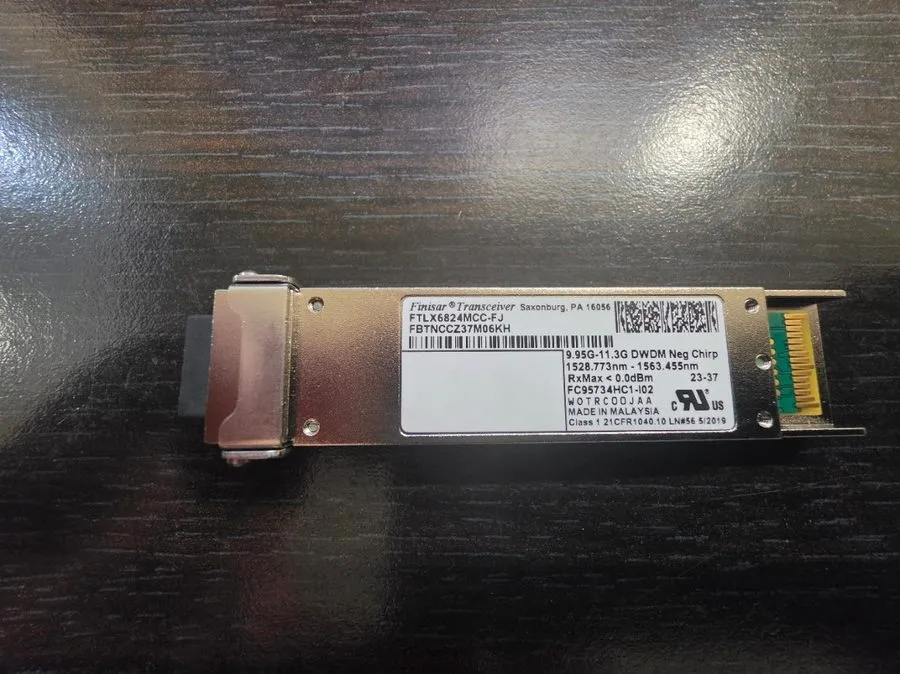 Трансивер Finisar FC95734HC1-I02 WOTRC00JAA Tunable SFP Transceiver — фото лота 1