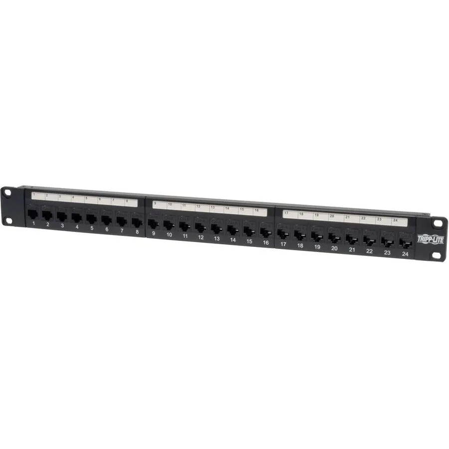 Патч-панель Tripp Lite series 24-Port 1U Rack-Mount Cat6/Cat5 110 Patch Panel, R — фото лота 1