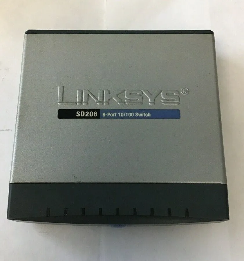 Коммутатор Cisco SD208 8 Port 10/100 Unmanaged Desktop Switch, v1.2, 100389
