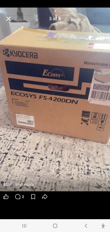 Лазерный принтер Kyocera FS-4200DN Monochrome Laser Printer