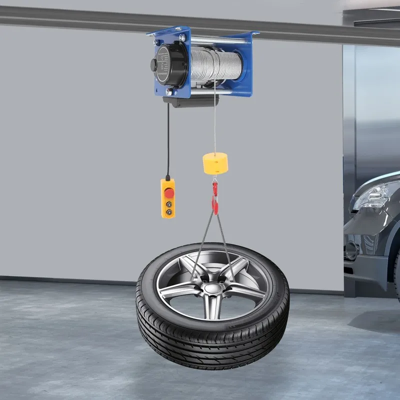 Таль Electric Hoist Winch Wired Electric Lifting Hoist & Remote Control 400kg/88