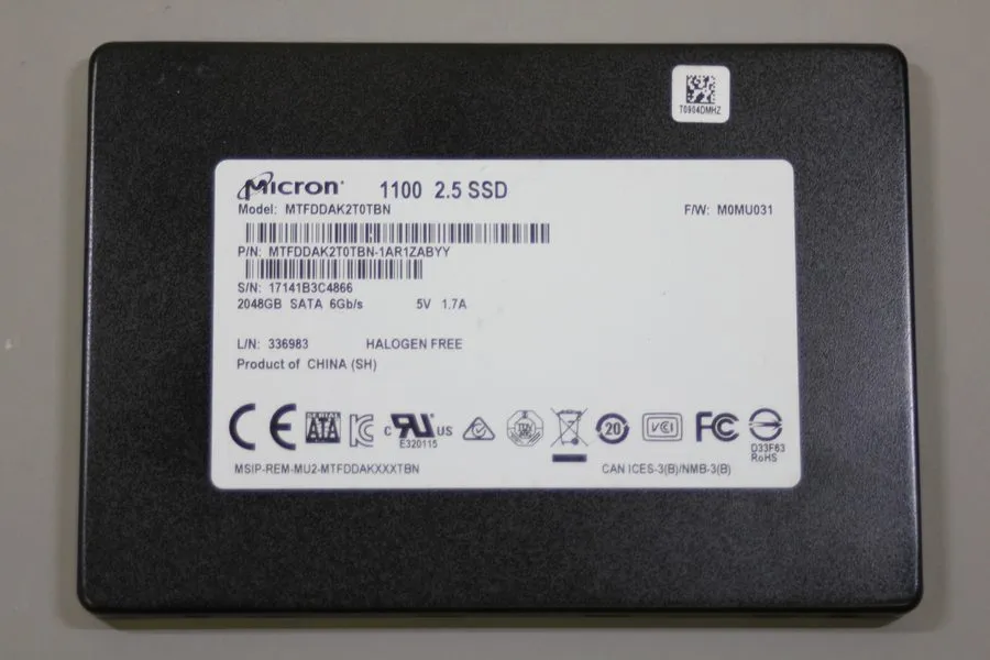 SSD-накопитель Micron 1100 2TB 2.5" SATA III Solid State Drive SSD MTFDDAK2T0TBN