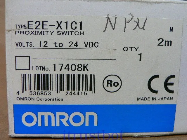 Датчик приближения Omron E2E-X1C1 Proximity Sensor, NPN NO, 1mm Range, 12-24VDC,