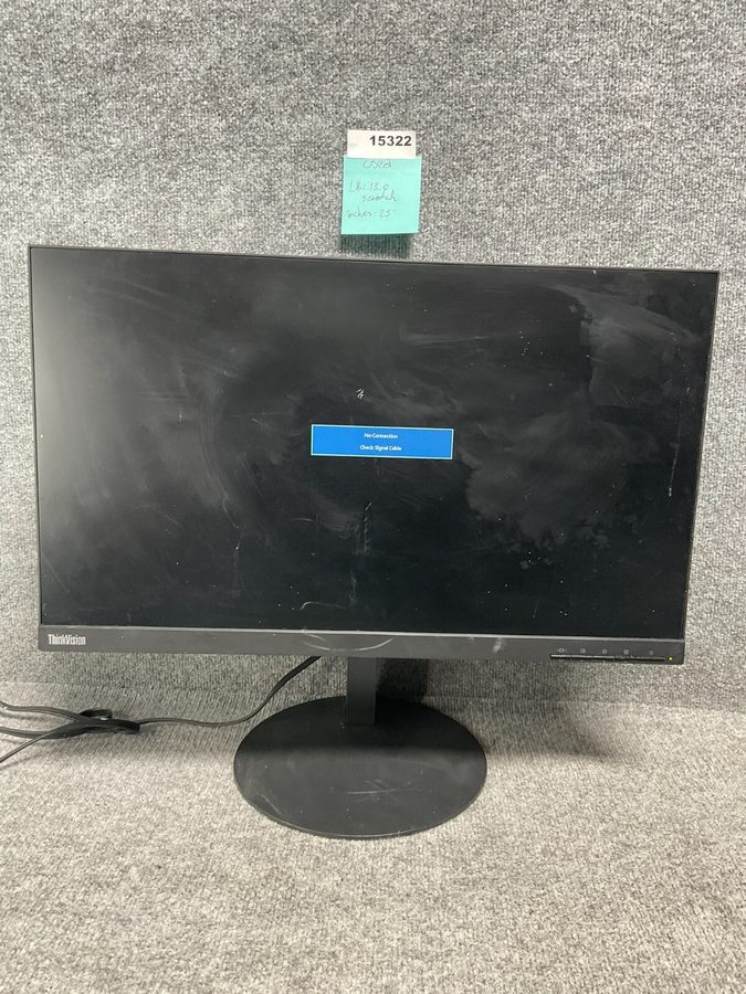 Монитор Lenovo ThinkVision T24i-10 24" LCD Monitor VGA DP HDMI No Stand Grade B
