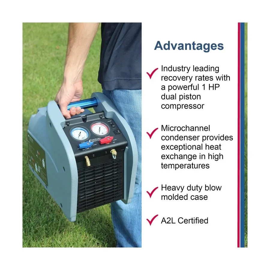 Станция обслуживания кондиционеров INFICON 714-202-G1 Refrigerant Recovery Machi — фото лота 2