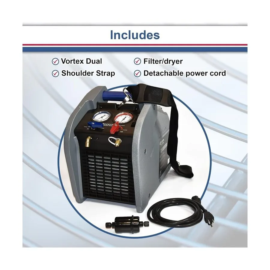 Станция обслуживания кондиционеров INFICON 714-202-G1 Refrigerant Recovery Machi — фото лота 4