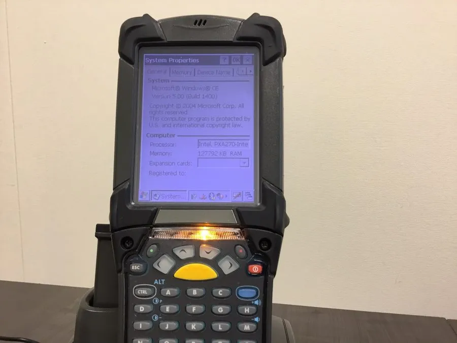 Сканер штрих-кода Symbol Motorola MC9090 Mobile Barcode Scanner MC9090-GK0H9EGA2 — фото лота 3
