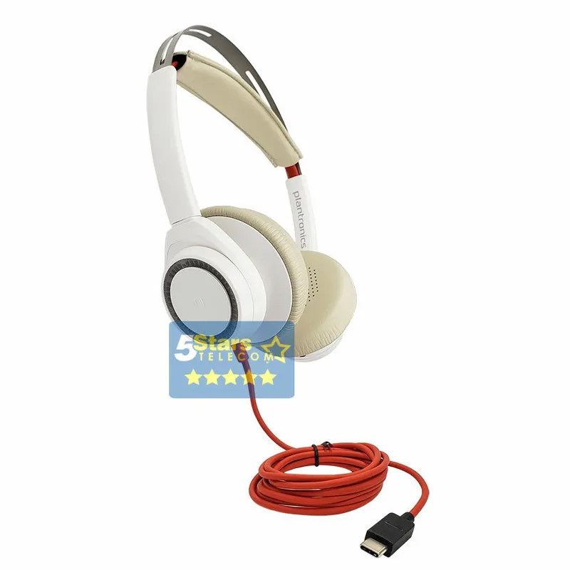 VoIP-шлюз Plantronics Blackwire 7225 USB-C Headset, White BW7225 — фото лота 2