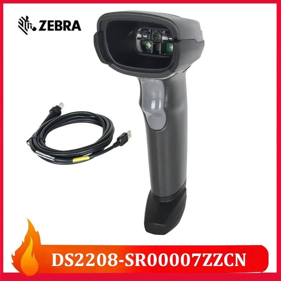 Сканер штрих-кода Zebra DS2208-SR00007ZZCN 1D/2D USB Corded Handheld Barcode Sca