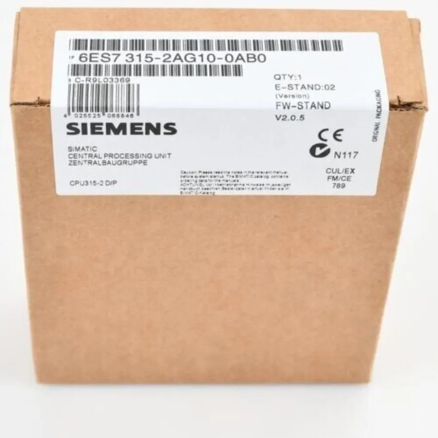 ПЛК Siemens 6ES7 315-2AG10-0AB0 1 YEAR 6ES7315-2AG10-0AB0