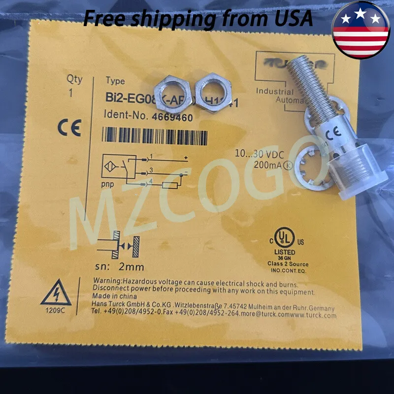 Датчик приближения Turck BI2-EG08K-AP6X-H1341 Inductive Proximity Sensor, 2mm, 1