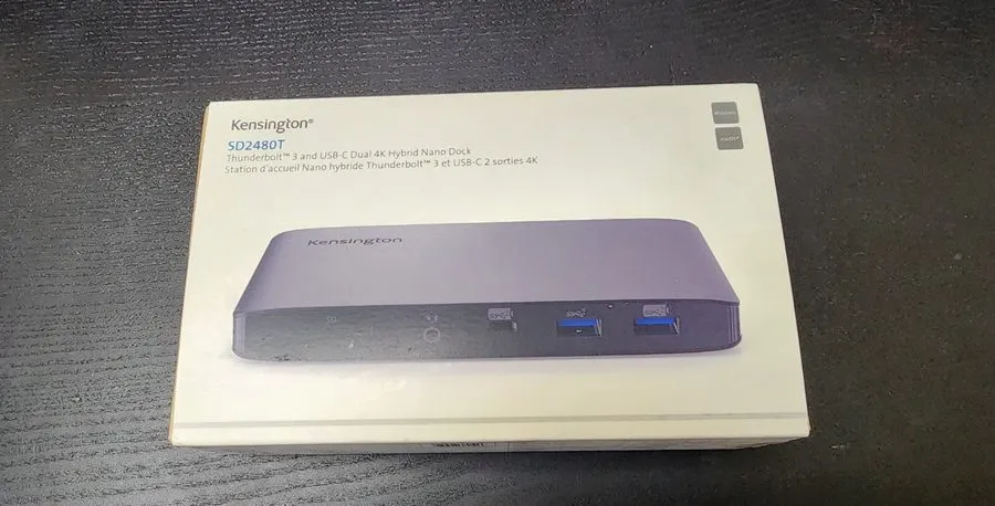 Док-станция Kensington SD2480T Thunderbolt 3 and USB-C Dual 4K Docking Station