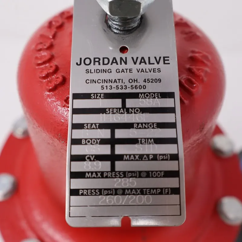 Клапан Jordan Valve Mark 58A Back Pressure Regulator 285psi-max CS Body — фото лота 2