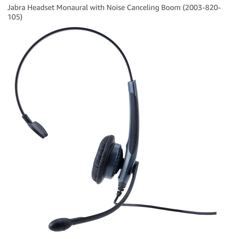 Jabra GN2000 Headset Mono w/ Noise Canceling Mic(QD)