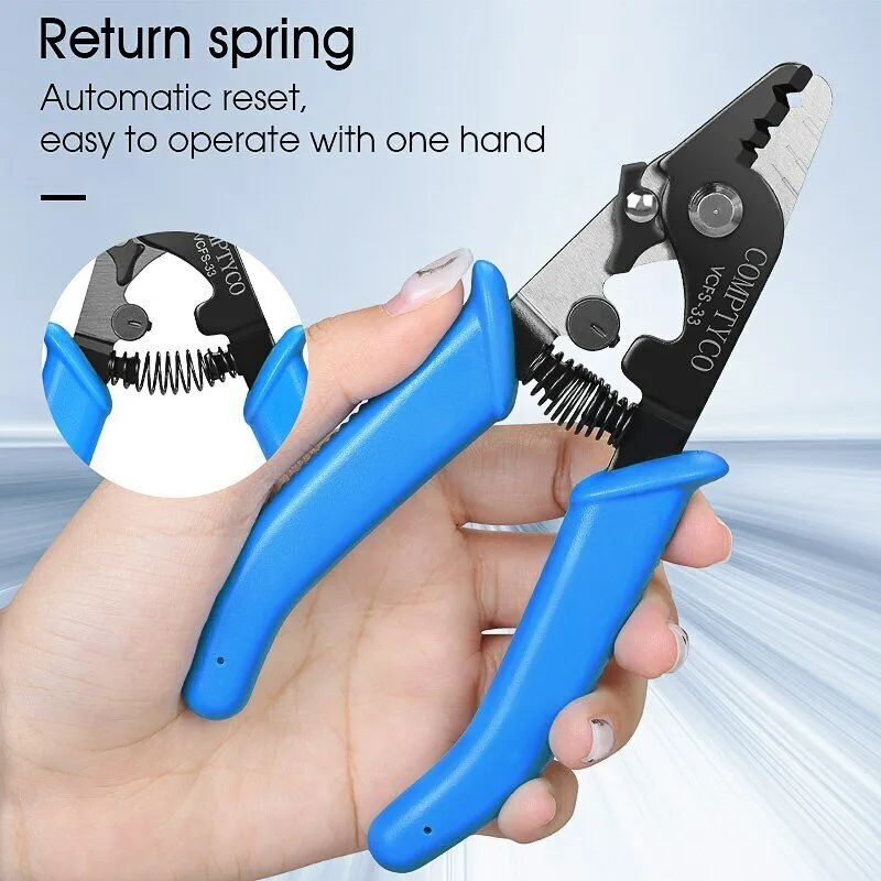 Стриппер VCFS-33 Three-port Fiber Stripping Pliers Optical Fiber Stripper FTTH T