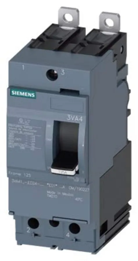 Автоматический выключатель Siemens 3VA4140-4ED24-0AA0 40A 2p 600Y/347V Molded Ca