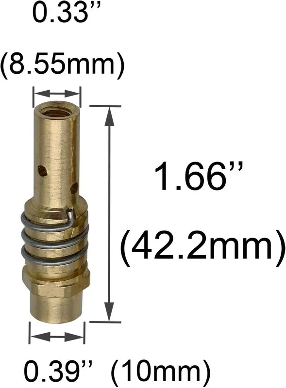 Сварочная горелка MB-15AK Contact Tip Holder Diffuser MIG Welding Torch