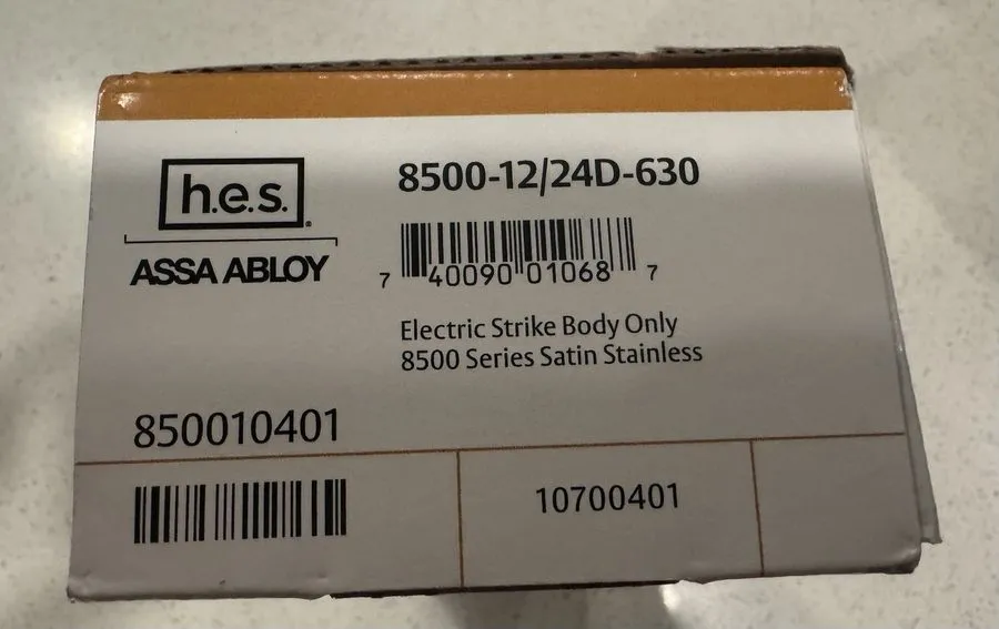 Оборудование видеонаблюдения Assa Abloy HES 8500-12/24D-630 Electric Strike