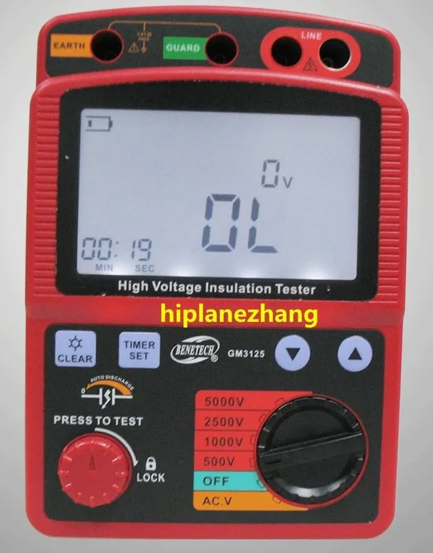 Тестер GM3125 High-Precision Digital Insulation Resistance Tester Megohmmeter 50