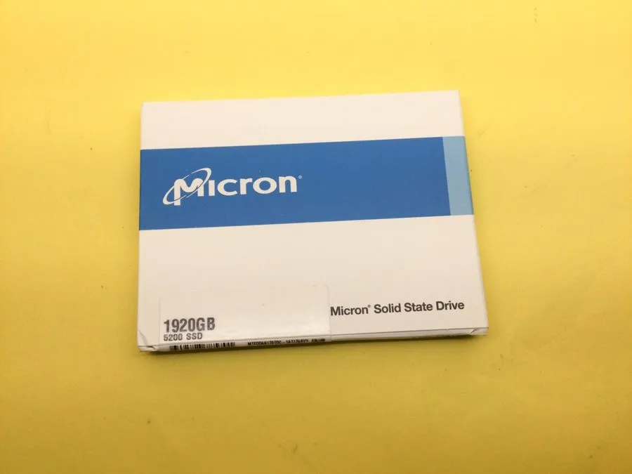 Сервер Micron MTFDDAK1T9TDC 1.92TB SSD SATA 2.5 Server Laptop Desktop PC Hard Dr