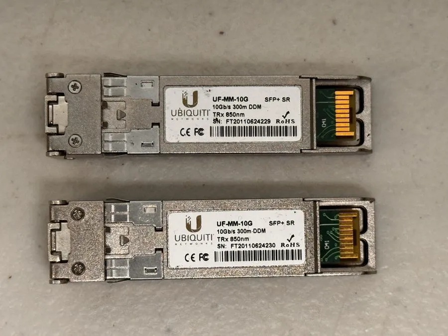 Трансивер Ubiquiti 10Gb/s 300m 850nm Multimode SFP Transceiver UF-MM-10G