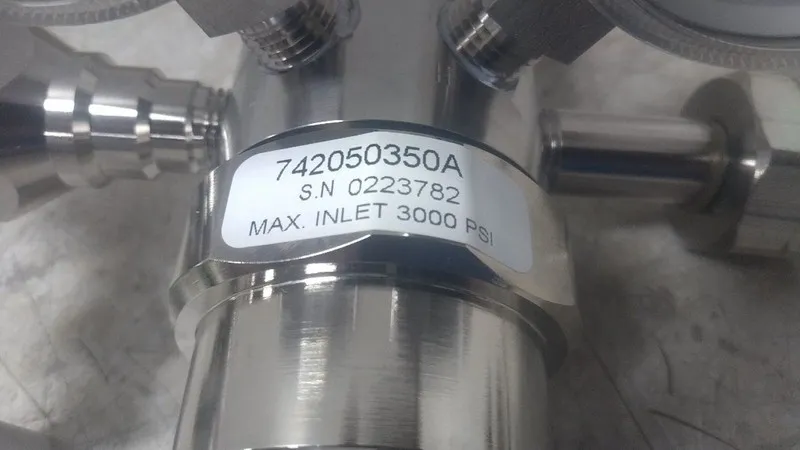 Трубопроводная арматура Harris 742050350A 2 In Gauge Dia Hydrogen; Methane High  — фото лота 1