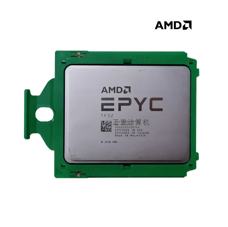 Процессор AMD EPYC 7F32 CPU processor 8 cores 16 threads 3.7GHZ up to 3.9GHZ 180