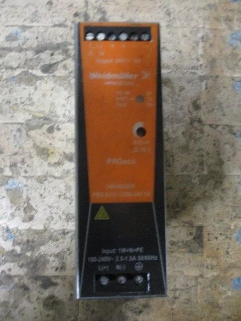 Блок питания Weidmüller 1469480000 PRO ECO DC DIN-Rail Power Supply 120W 24VDC 5