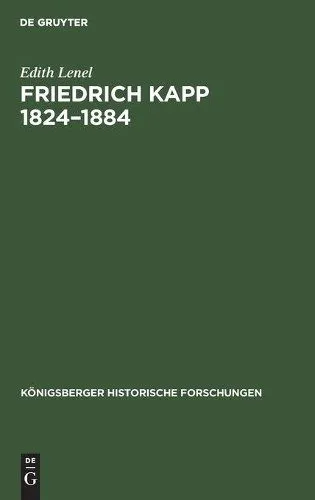 Оборудование видеонаблюдения Edith Lenel Friedrich Kapp 1824-1884 (Hardback)