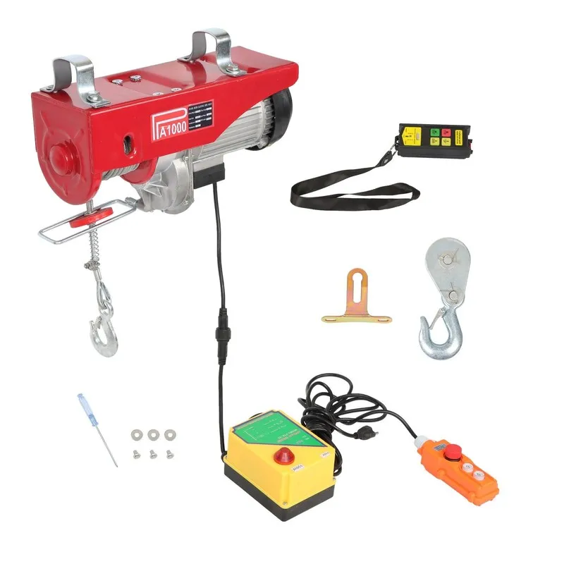 Таль ALL-CARB PA1000 2200lbs 110v Electric Hoist 1600W with Wireless Remote Cont — фото лота 2