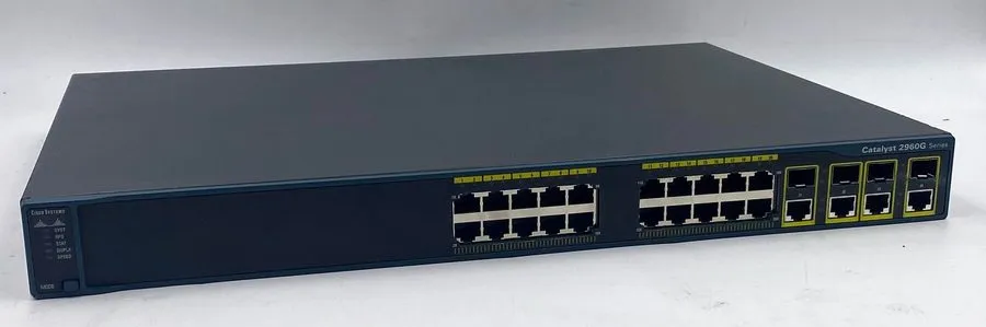 Коммутатор Cisco WS-C2960G-24TC-L 24-Port Gigabit w/ 1Gb SFP Switch 2960G