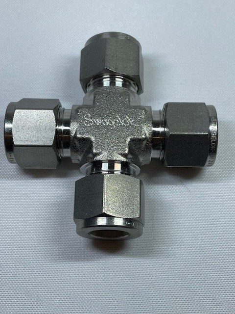 Фитинг Swagelok 1/2" Stainless Steel Union Cross Tube Fitting (SS-810-4)