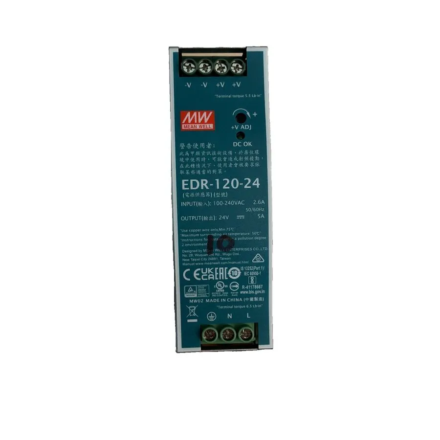 IIoT-устройство EDR-120-24 120W 24VDC 5Amp Industrial DIN Rail Power Supplies 24