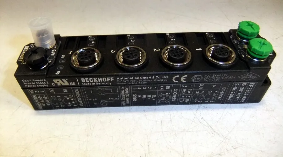 IIoT-устройство EP3204-0002 BECKHOFF EtherCAT terminal box Shipping