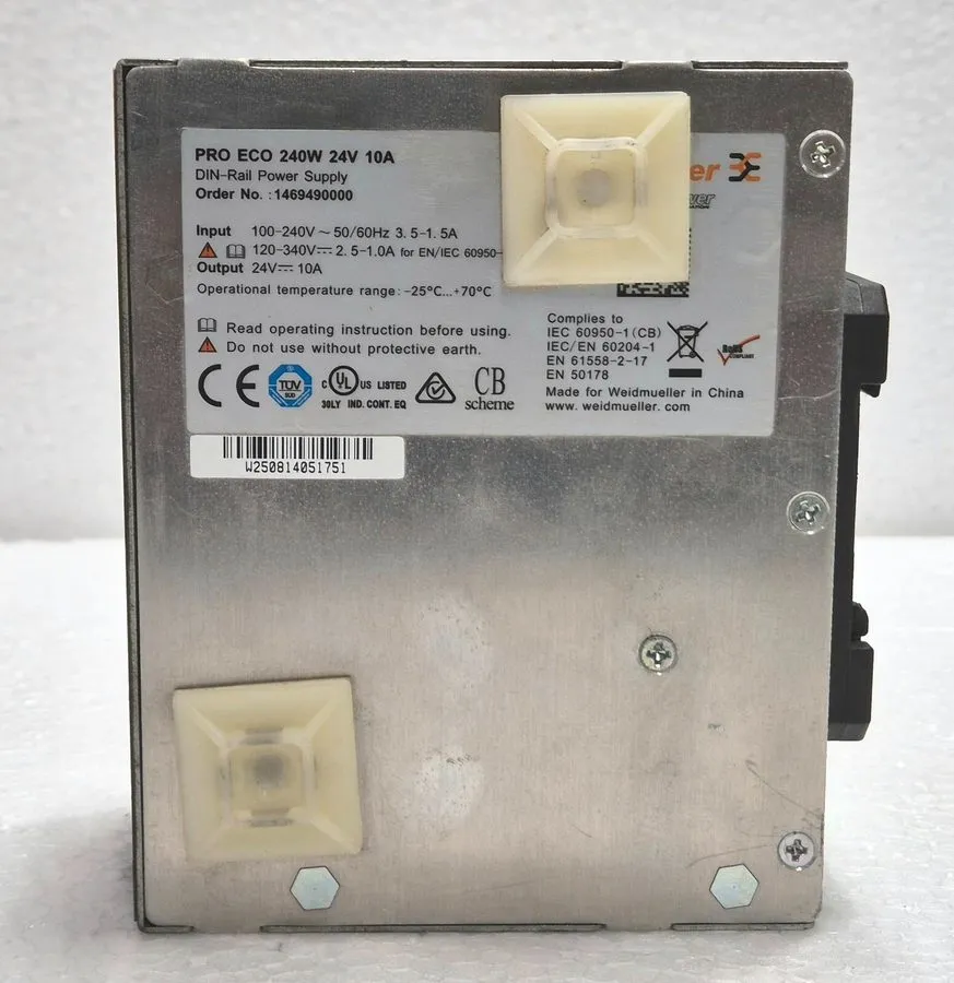 Блок питания Weidmüller PROeco 240W 24V 10A DIN Rail Power Supply 1469490000