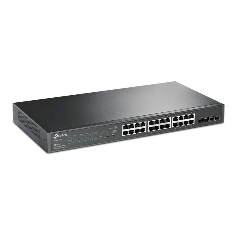 Коммутатор TP LINK 28 PORT GIGABIT EASY SMART SWITCH WITH 24-PORT PoE+ TL-SG1428