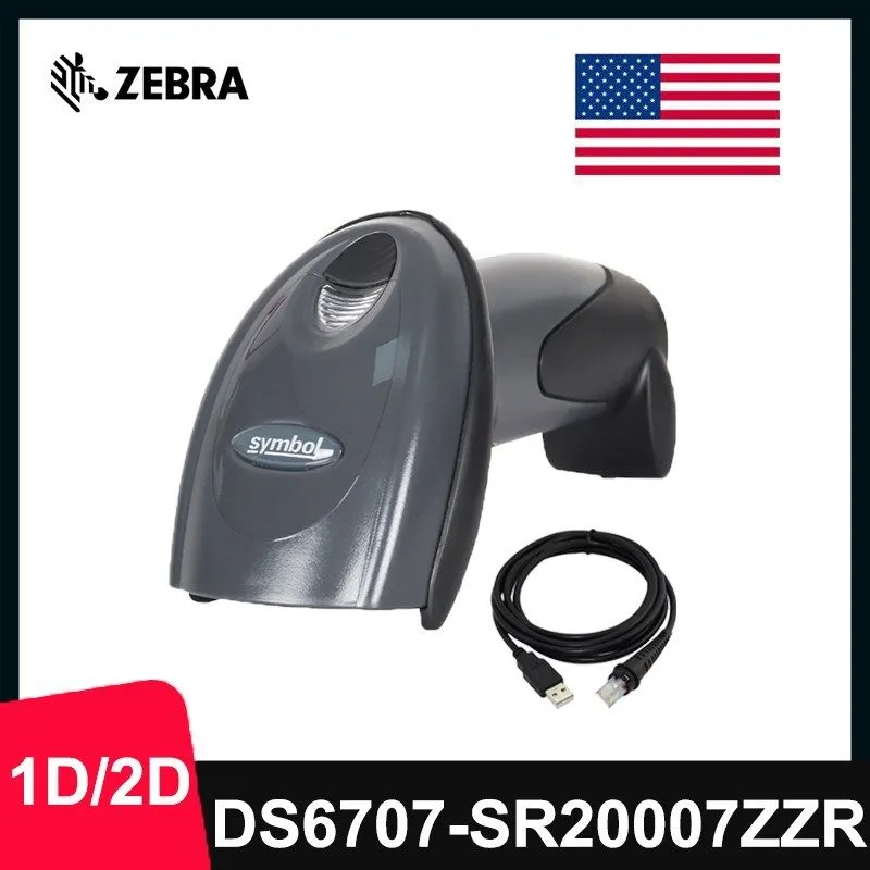 Сканер штрих-кода Symbol Zebra Motorola DS6707-SR20007ZZR Barcode Scanner 2D QR 