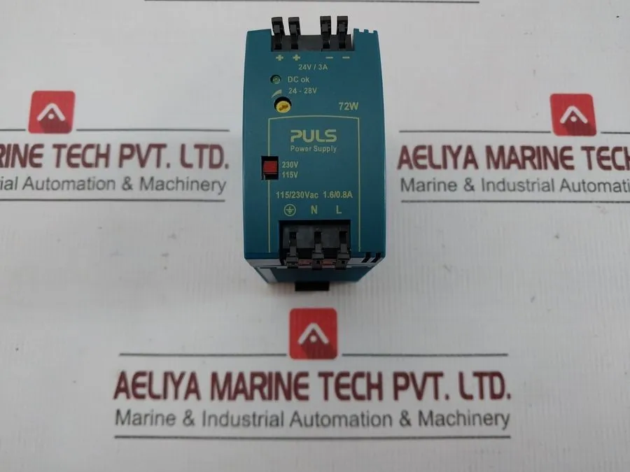 Блок питания PULS ML70.100 MiniLine DIN Rail Power Supply 24VDC 3A 72W