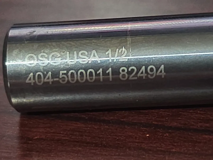 Режущий инструмент OSG 404-500011 Carbide End Mill, 404, 1/2 D, 1 Cut L — фото лота 1