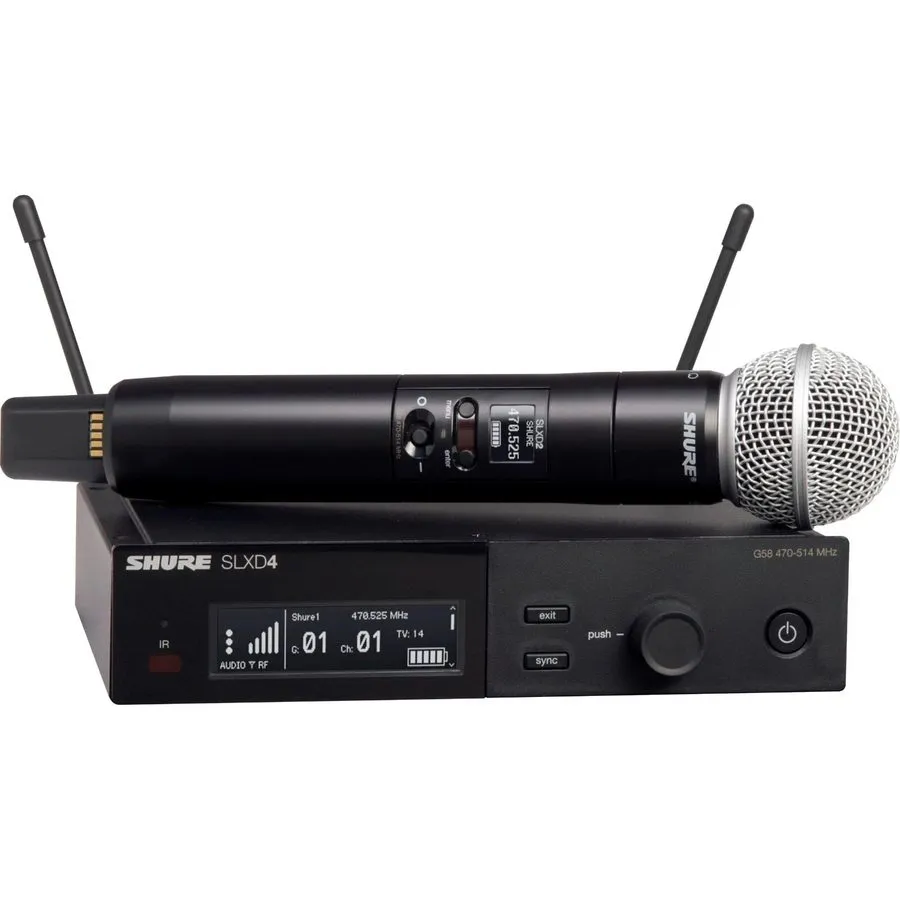 Радиосистема Shure SLXD24/SM58 G58 Wireless System w/ SM58 Handheld Microphone G — фото лота 2