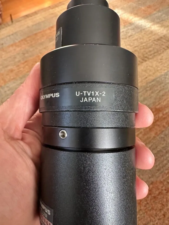 Микроскоп Olympus Microscope rare U-TLUIR tube lens PLUS U-CMAD3 PLUS U-TV1X-2 — фото лота 1