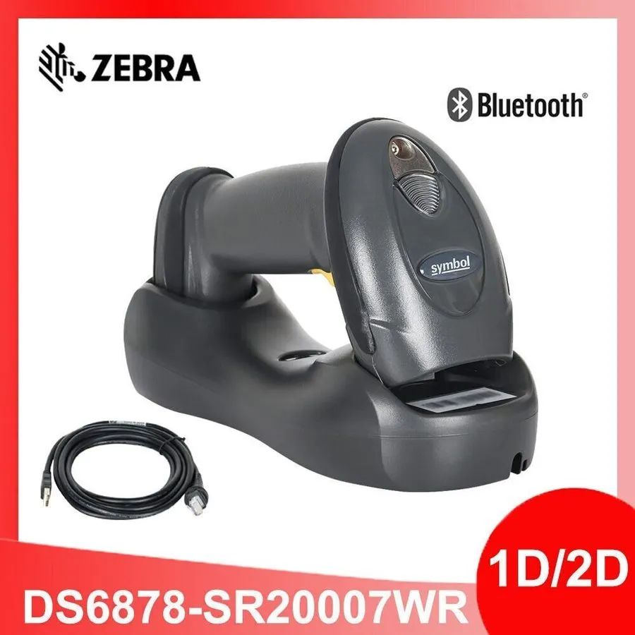 Сканер штрих-кода Zebra Symbol DS6878-SR20007WR USB Wireless Bluetooth Barcode S