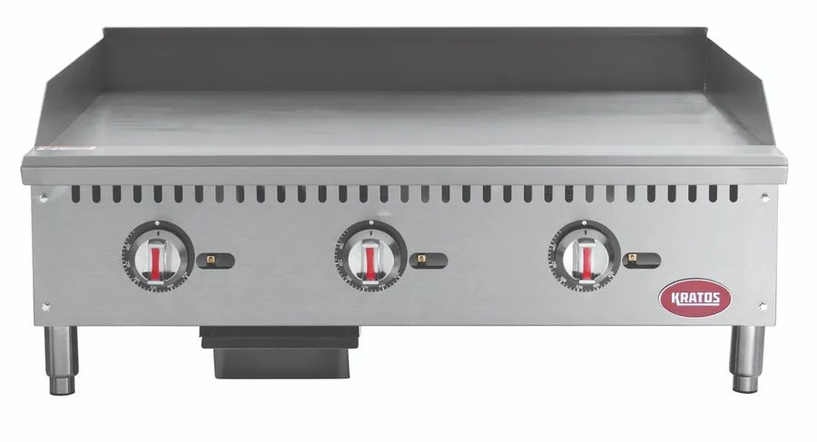 Гриль Kratos 29Y-008 36" Commercial Restaurant Gas Countertop Griddle, Thermosta — фото лота 1