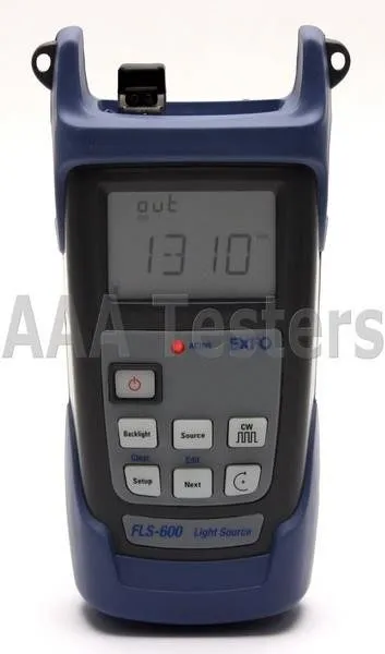 Тестер EXFO FLS-600 Singlemode Fiber Optic Laser Light Source FLS 600 FLS-600-23 — фото лота 1