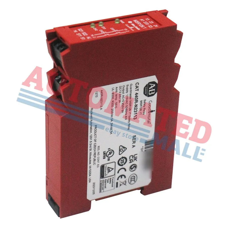 Реле безопасности Allen Bradley Guardmaster MSR126.1T Safety Relay, To Lower 48