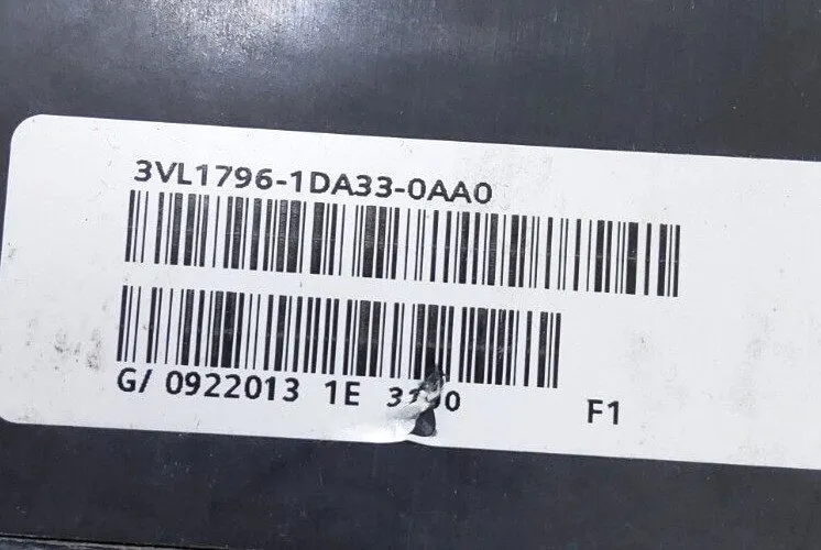 Автоматический выключатель Siemens 3VL1796-1DA33-0AA0 16A 55kA/415VAC Circuit Br